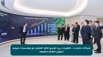 شراكات متجددة.. «كهرباء دبي» توسع آفاق التعاون مع مؤسسات صينية لتطوير الطاقة النظيفة